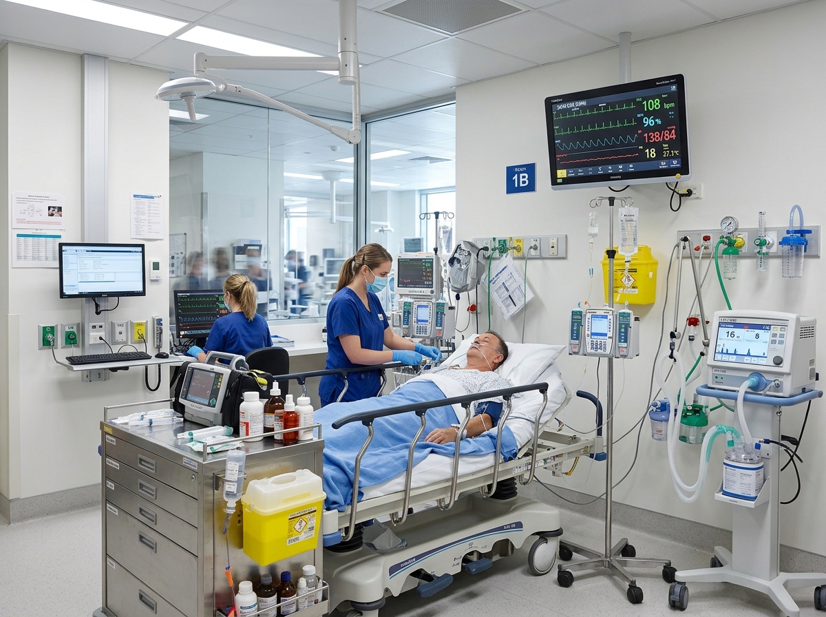 Intensive Care Unit (ICU) and Monitoring Facility